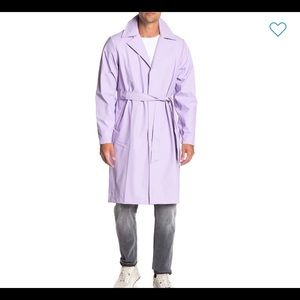 Light purple rain jacket